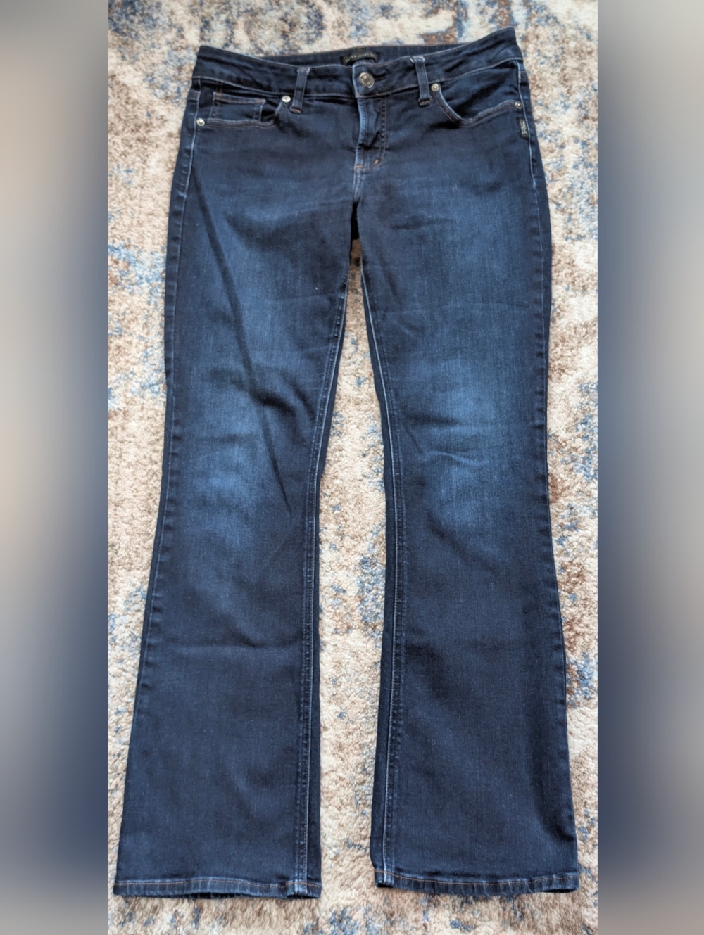 Silver Jeans Elyse Slim Boot Dark Denim Jeans